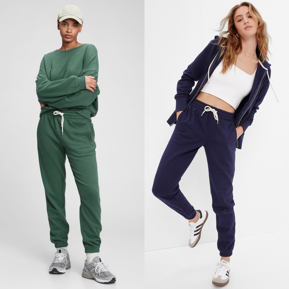 LOT OF 2 EUC Gap Vintage Soft Classic Joggers || Cotton Sweatpants || Blue/Green